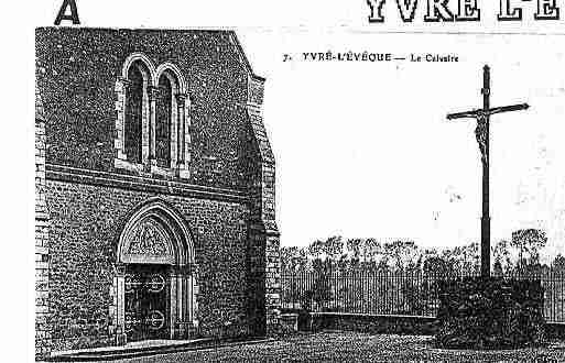 Ville de YVREL\'EVEQUE Carte postale ancienne