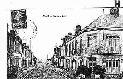 Ville de ABLIS Carte postale ancienne