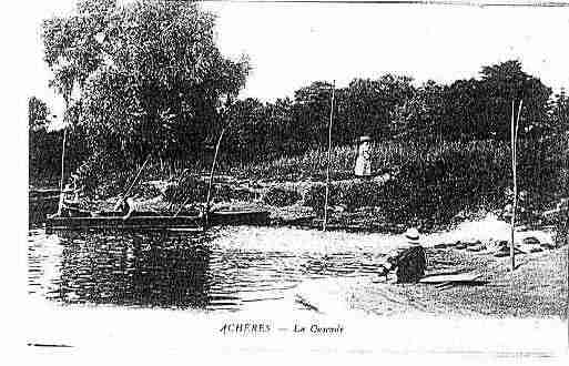 Ville de ACHERES Carte postale ancienne