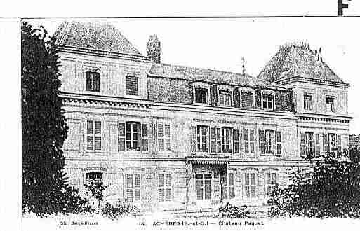 Ville de ACHERES Carte postale ancienne