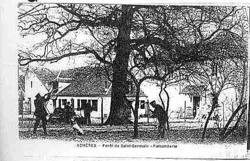 Ville de ACHERES Carte postale ancienne