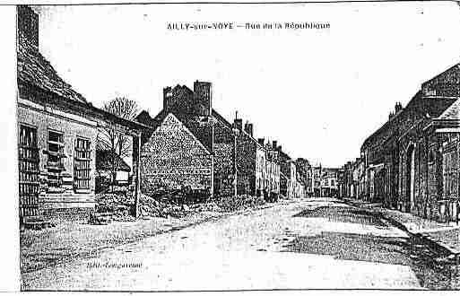 Ville de AILLYSURNOYE Carte postale ancienne