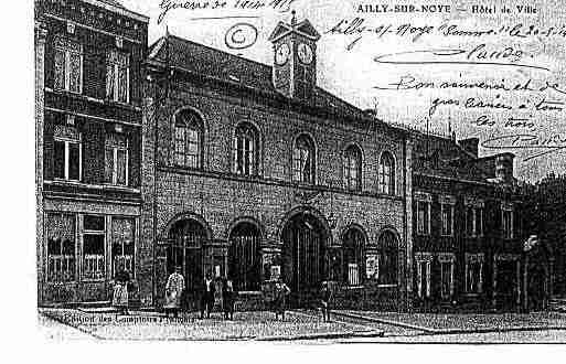 Ville de AILLYSURNOYE Carte postale ancienne