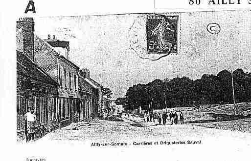 Ville de AILLYSURSOMME Carte postale ancienne