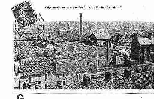 Ville de AILLYSURSOMME Carte postale ancienne