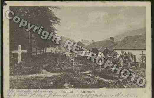 Ville de ALLARMONT Carte postale ancienne