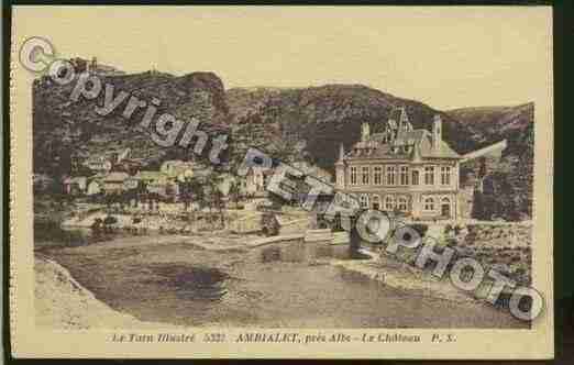 Ville de AMBIALET Carte postale ancienne