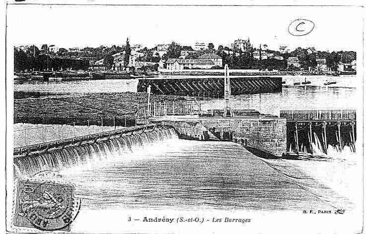 Ville de ANDRESY Carte postale ancienne