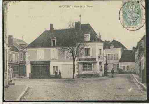 Ville de APPOIGNY Carte postale ancienne