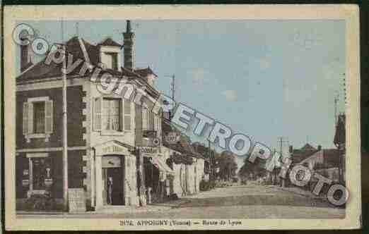 Ville de APPOIGNY Carte postale ancienne