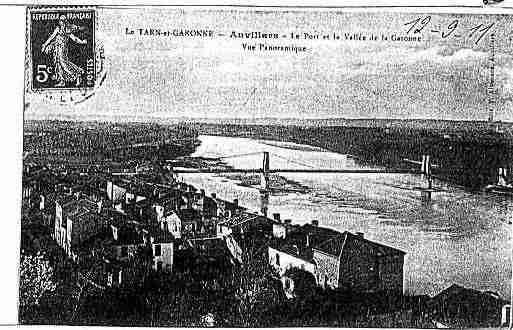 Ville de AUVILLAR Carte postale ancienne