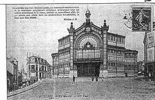 Ville de AUXERRE Carte postale ancienne