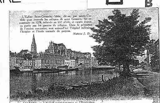 Ville de AUXERRE Carte postale ancienne