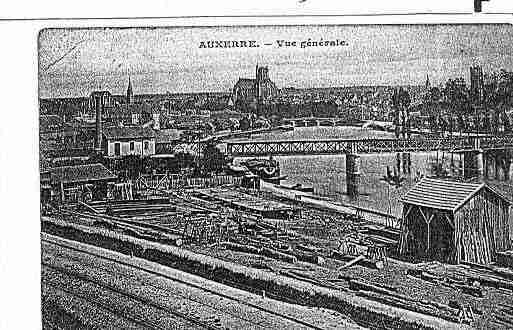 Ville de AUXERRE Carte postale ancienne