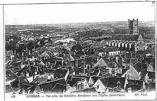 Ville de AUXERRE Carte postale ancienne