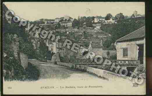 Ville de AVALLON Carte postale ancienne