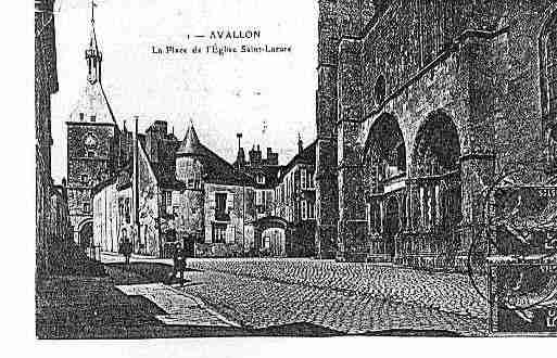 Ville de AVALLON Carte postale ancienne