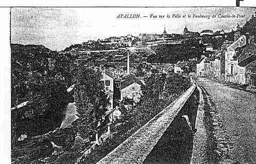 Ville de AVALLON Carte postale ancienne