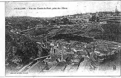 Ville de AVALLON Carte postale ancienne