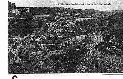 Ville de AVALLON Carte postale ancienne