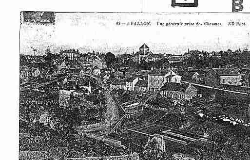 Ville de AVALLON Carte postale ancienne