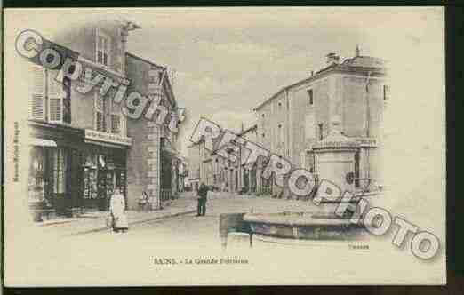 Ville de BAINSLESBAINS Carte postale ancienne