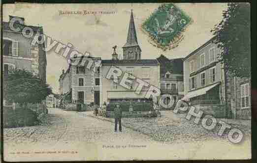 Ville de BAINSLESBAINS Carte postale ancienne