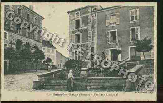 Ville de BAINSLESBAINS Carte postale ancienne