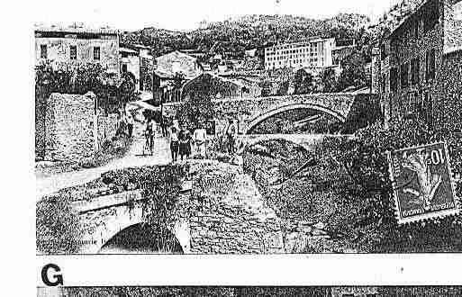 Ville de BARJOLS Carte postale ancienne