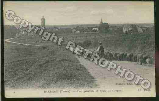 Ville de BAZARNES Carte postale ancienne