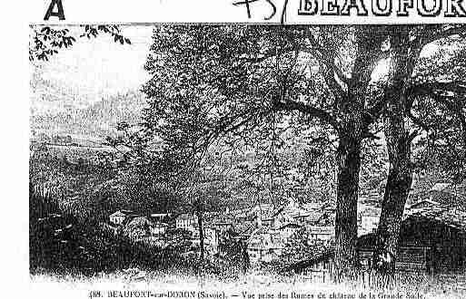 Ville de BEAUFORTSURDORON Carte postale ancienne