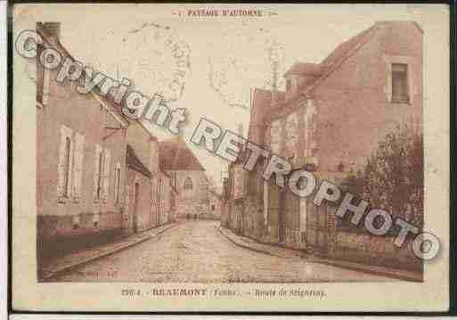 Ville de BEAUMONT Carte postale ancienne