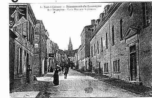 Ville de BEAUMONTDELOMAGNE Carte postale ancienne