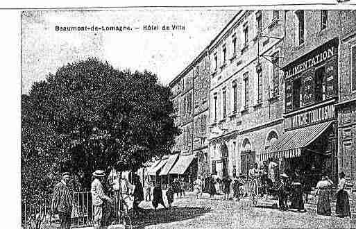 Ville de BEAUMONTDELOMAGNE Carte postale ancienne