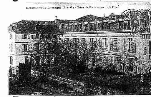 Ville de BEAUMONTDELOMAGNE Carte postale ancienne