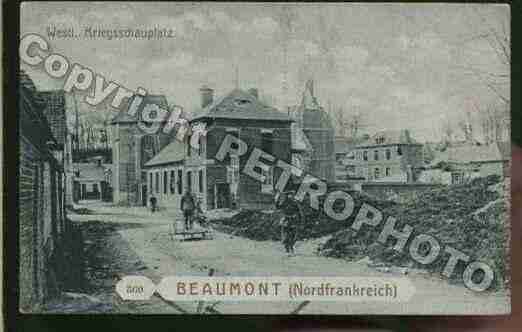 Ville de BEAUMONTHAMEL Carte postale ancienne