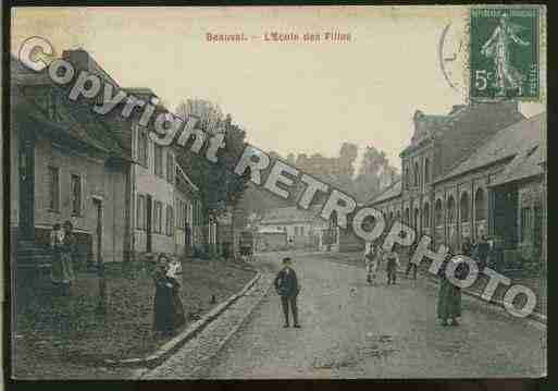 Ville de BEAUVAL Carte postale ancienne