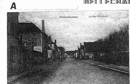 Ville de BELLECHAUME Carte postale ancienne