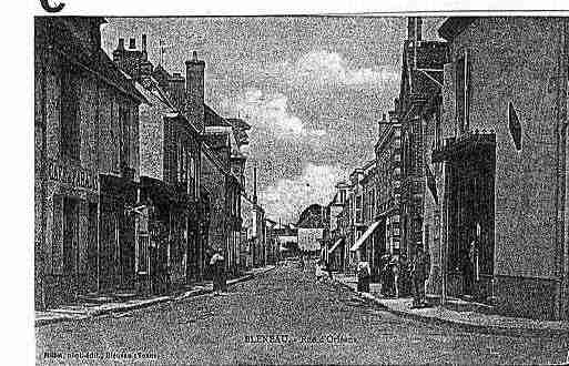 Ville de BLENEAU Carte postale ancienne