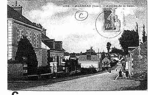 Ville de BLENEAU Carte postale ancienne