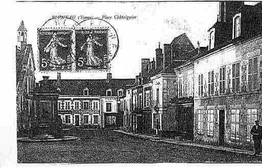 Ville de BLENEAU Carte postale ancienne