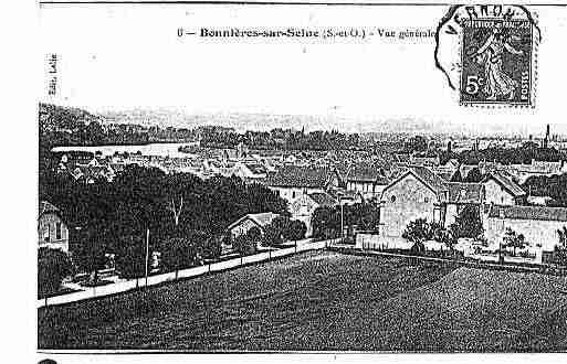 Ville de BONNIERESSURSEINE Carte postale ancienne