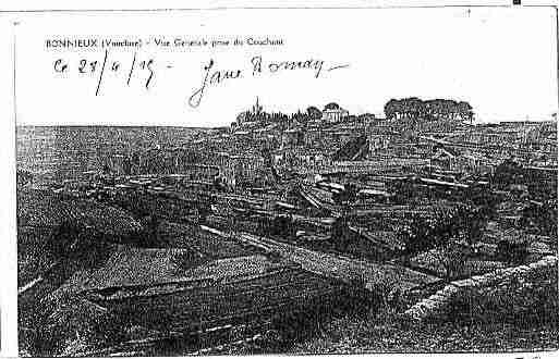 Ville de BONNIEUX Carte postale ancienne