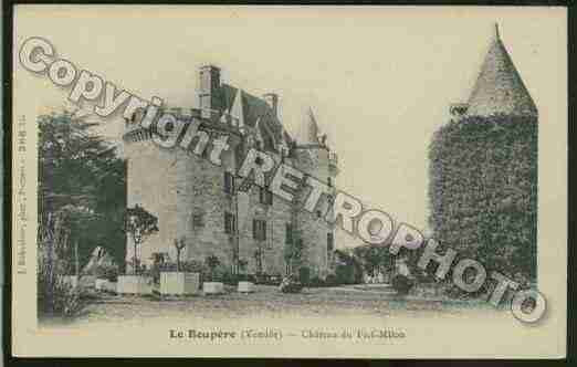 Ville de BOUPERE(LE) Carte postale ancienne