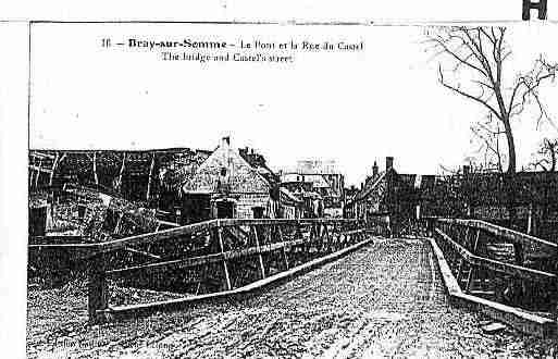 Ville de BRAYSURSOMME Carte postale ancienne