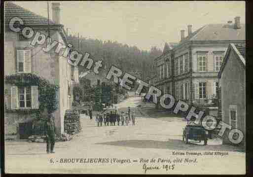 Ville de BROUVELIEURES Carte postale ancienne