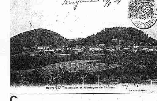 Ville de BRUYERES Carte postale ancienne