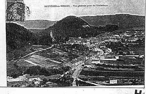 Ville de BRUYERES Carte postale ancienne