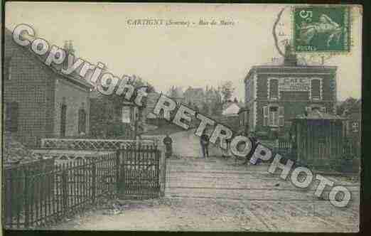 Ville de CARTIGNY Carte postale ancienne