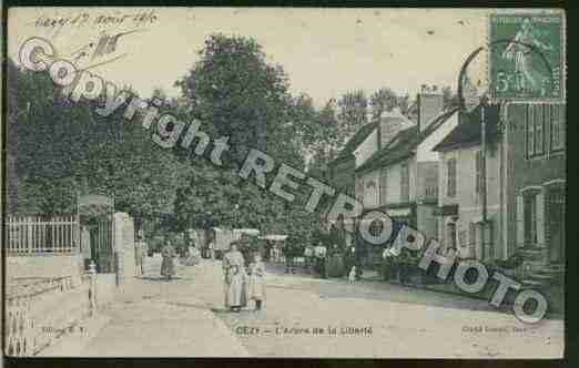 Ville de CEZY Carte postale ancienne